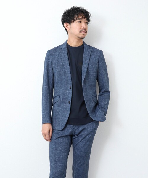 NOLLEY’S(ノーリーズ)の「《ビジカジ / セットアップ対応》MODERN FIT JK ブリーズクール ストレッチジャケット(テーラードジャケット・メンズ・ロイヤルブルー/ダークネイビー・S/M/L/XL)」の9枚目の写真