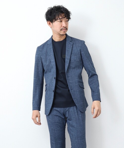 NOLLEY’S(ノーリーズ)の「《ビジカジ / セットアップ対応》MODERN FIT JK ブリーズクール ストレッチジャケット(テーラードジャケット・メンズ・ロイヤルブルー/ダークネイビー・S/M/L/XL)」の8枚目の写真