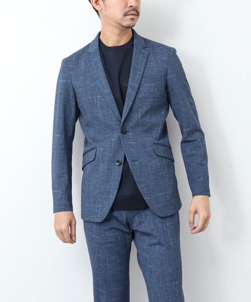 NOLLEY’S(ノーリーズ)の「《ビジカジ / セットアップ対応》MODERN FIT JK ブリーズクール ストレッチジャケット(テーラードジャケット・メンズ・ロイヤルブルー/ダークネイビー・S/M/L/XL)」の7枚目の写真
