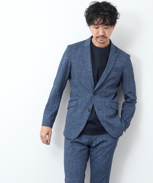 NOLLEY’S(ノーリーズ)の「《ビジカジ / セットアップ対応》MODERN FIT JK ブリーズクール ストレッチジャケット(テーラードジャケット・メンズ・ロイヤルブルー/ダークネイビー・S/M/L/XL)」の6枚目の写真