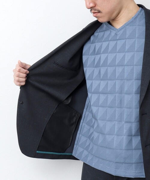 NOLLEY’S(ノーリーズ)の「《ビジカジ / セットアップ対応》MODERN FIT JK ブリーズクール ストレッチジャケット(テーラードジャケット・メンズ・ロイヤルブルー/ダークネイビー・S/M/L/XL)」の19枚目の写真