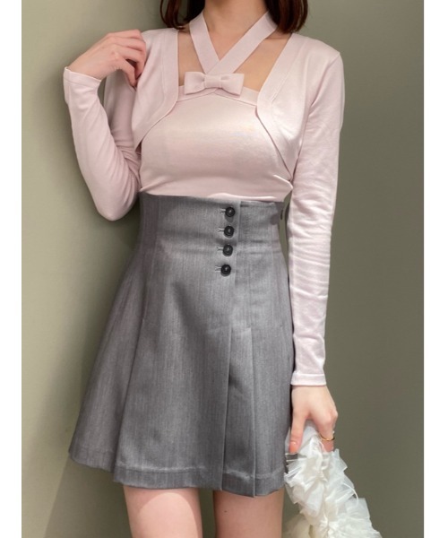 【最終値下げ】SNIDEL サイドプリーツスカショーパン GRY 1 SNIDEL（スナイデル）の「サイドプリーツスカショーパン（その他