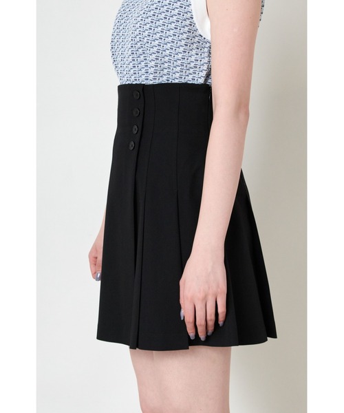 SNIDEL（スナイデル）の「サイドプリーツスカショーパン（その他パンツ・レディース・グレー/ブラック/モカ・0/1/2）」の6枚目の写真