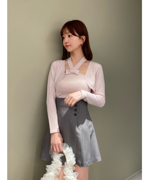 SNIDEL（スナイデル）の「サイドプリーツスカショーパン（その他パンツ・レディース・グレー/ブラック/モカ・0/1/2）」の12枚目の写真