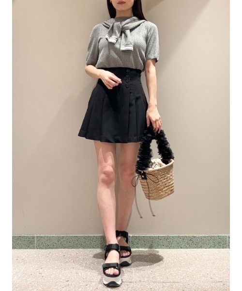 SNIDEL（スナイデル）の「サイドプリーツスカショーパン（その他パンツ