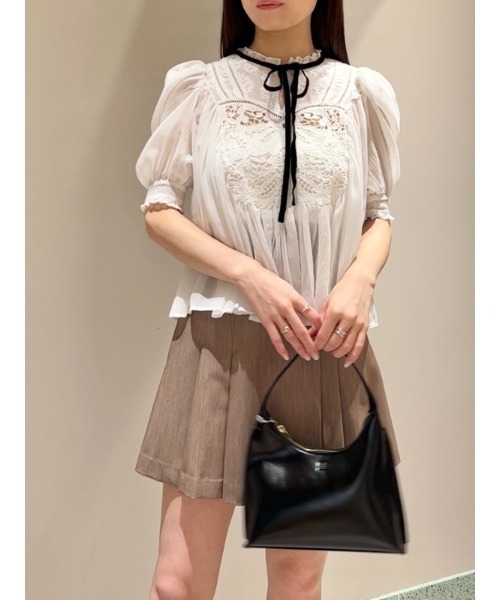 SNIDEL（スナイデル）の「サイドプリーツスカショーパン（その他パンツ・レディース・グレー/ブラック/モカ・0/1/2）」の21枚目の写真