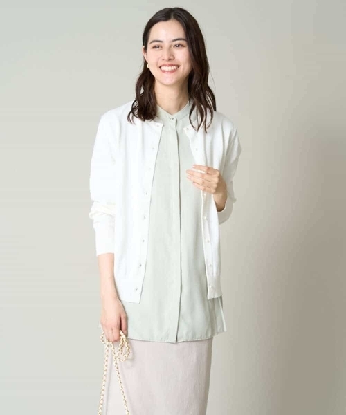 a.v.v（アーヴェヴェ）の「サイドプリーツブラウス（シャツ/ブラウス・レディース・ベージュ/グリーン/グレー・36/40/38/34/42）」の15枚目の写真