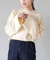 zootie | URBAN PLUS フレアスリーブカットソー(Tシャツ/カットソー)