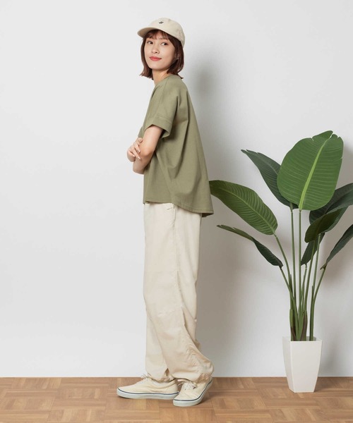 BACK NUMBER（バックナンバー）の「BACK NUMBER(バックナンバー)汗染み防止半袖Tシャツ（Tシャツ/カットソー・レディース・ダークグレー/ホワイト×ネイビー/ブラック/ホワイト/カーキブラウン/ブラック×ホワイト・L/M/S/XL）」の10枚目の写真