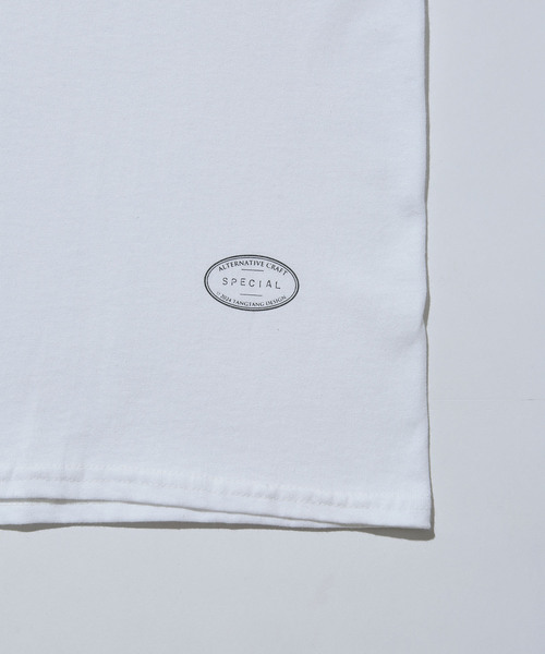 TANGTANG(タンタン)の「《別注》【TANGTANG for ADAM ET ROPE'】GASATANG LET'SGOCAR10 2KAINI(Tシャツ/カットソー・メンズ・ホワイト・L/M/XL)」の4枚目の写真