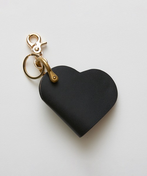 HASHIBAMI（ハシバミ）の「【HASHIBAMI】ハート型スマートキーリング（キーホルダー・レディース・ダークパープル/ベージュ/ブラック/グレイッシュベージュ/レッド/ブラウン/ベージュ系/バーガンディー/ピンク・FREE）」の15枚目の写真