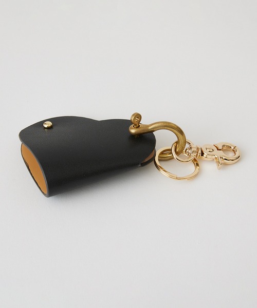 HASHIBAMI（ハシバミ）の「【HASHIBAMI】ハート型スマートキーリング（キーホルダー・レディース・ダークパープル/ベージュ/ブラック/グレイッシュベージュ/レッド/ブラウン/ベージュ系/バーガンディー/ピンク・FREE）」の14枚目の写真