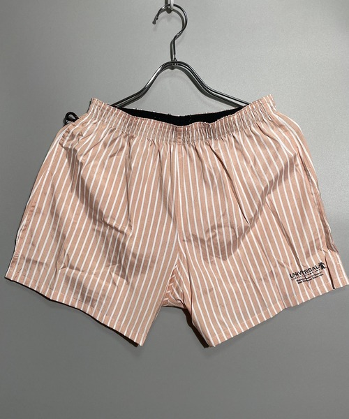 UNIVERSAL OVERALL（ユニバーサルオーバーオール）の「UNIVERSAL OVERALL ユニバーサルオーバール ストライプワークトランクス(LS)（トランクス・メンズ・ライトグレー/ブラック/ブルー/ライトピンク・M/L/XL）」の4枚目の写真