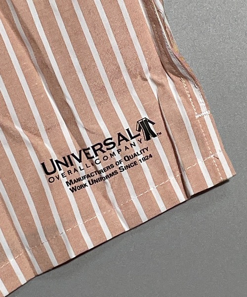 UNIVERSAL OVERALL（ユニバーサルオーバーオール）の「UNIVERSAL OVERALL ユニバーサルオーバール ストライプワークトランクス(LS)（トランクス・メンズ・ライトグレー/ブラック/ブルー/ライトピンク・M/L/XL）」の14枚目の写真