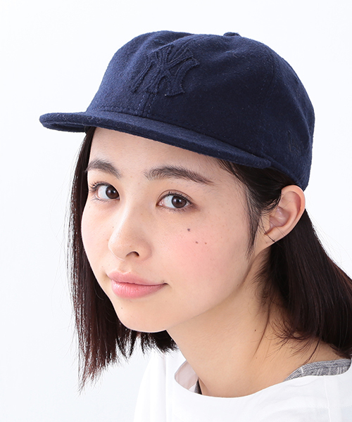 NEW ERA(ニューエラ)の「NEW ERA / 9TWENTY メルトン SP(キャップ・レディース・ナチュラル/ネイビー・ONE SIZE)」の2枚目の写真