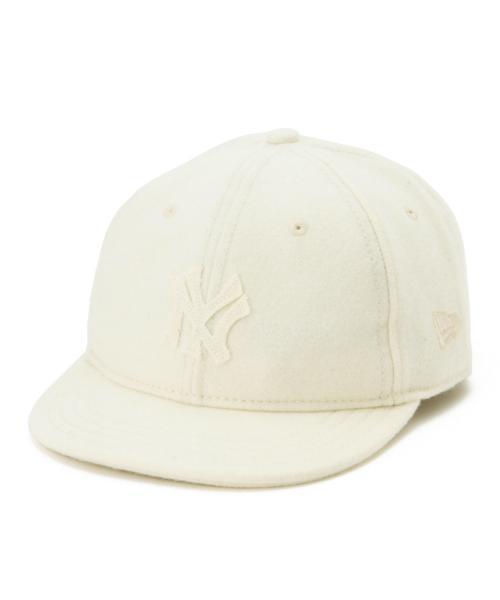 NEW ERA(ニューエラ)の「NEW ERA / 9TWENTY メルトン SP(キャップ・レディース・ナチュラル/ネイビー・ONE SIZE)」の4枚目の写真