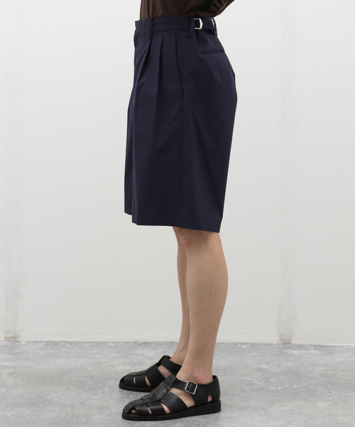 EDIFICE LA BOUCLE（エディフィスラブークル）の「LA BOUCLE (ラブークル) VENTILE 2タック ショーツ（その他パンツ・メンズ・ホワイト/ネイビー・3/2）」の5枚目の写真