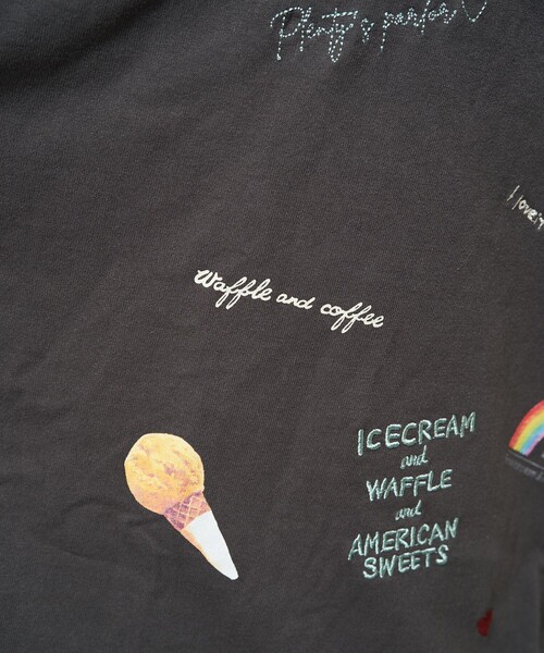 familiar Tシャツ 90サイズ アイスクリーム刺繍 a35af482b7dba712359aff71a085bf