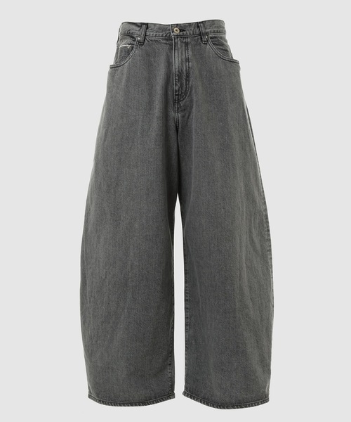 DIGAWEL(ディガウェル)の「Wide straight jeans(デニムパンツ・メンズ・ブラック/ブルー・FREE)」の2枚目の写真