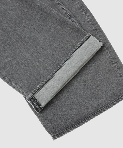 DIGAWEL(ディガウェル)の「Wide straight jeans(デニムパンツ・メンズ・ブラック/ブルー・FREE)」の9枚目の写真