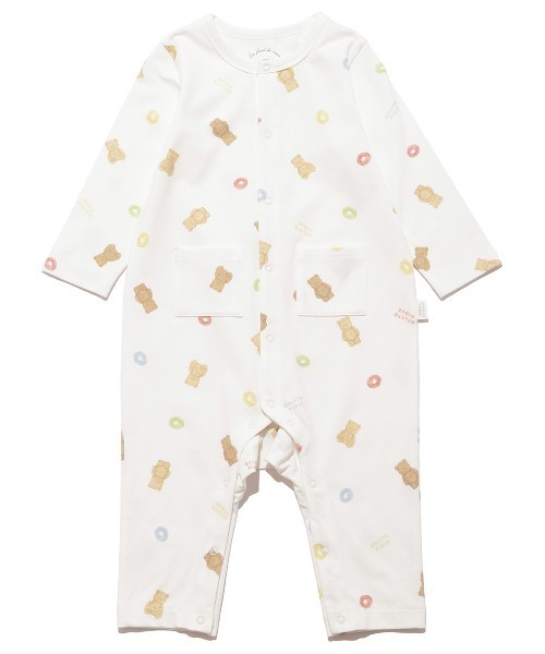gelato pique（ジェラートピケ）の「【BABY】シリアルベア柄ロンパース（ルームウェア/パジャマ・キッズ・ピンク/オフホワイト・80/70）」の14枚目の写真
