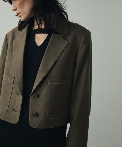 anuke（アンヌーク）の「anuke Twill Over Jacket ツイル