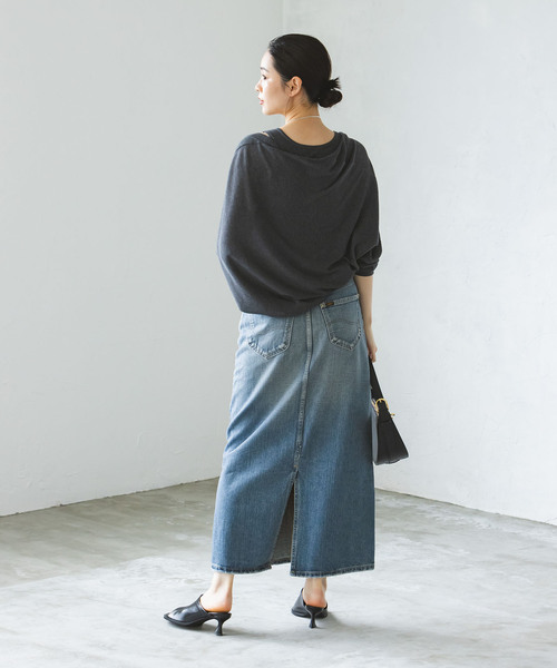 Lee（リー）の「Lee/リー タイトスカート(サックスブルー