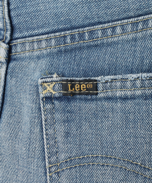 Lee（リー）の「Lee/リー タイトスカート(サックスブルー)（デニム