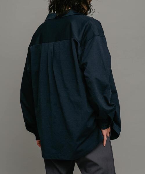 URBAN RESEARCH Sonny Label（アーバンリサーチサニーレーベル）の「イージーケア+速乾オープンカラーシャツ（シャツ/ブラウス・メンズ・ベージュ系その他/ライトカーキ/ネイビー/グリーン系その他・MEDIUM/LARGE）」の9枚目の写真