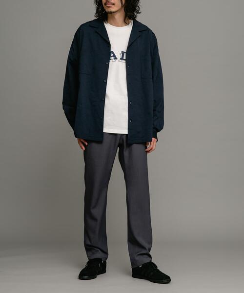 URBAN RESEARCH Sonny Label（アーバンリサーチサニーレーベル）の「イージーケア+速乾オープンカラーシャツ（シャツ/ブラウス・メンズ・ベージュ系その他/ライトカーキ/ネイビー/グリーン系その他・MEDIUM/LARGE）」の10枚目の写真