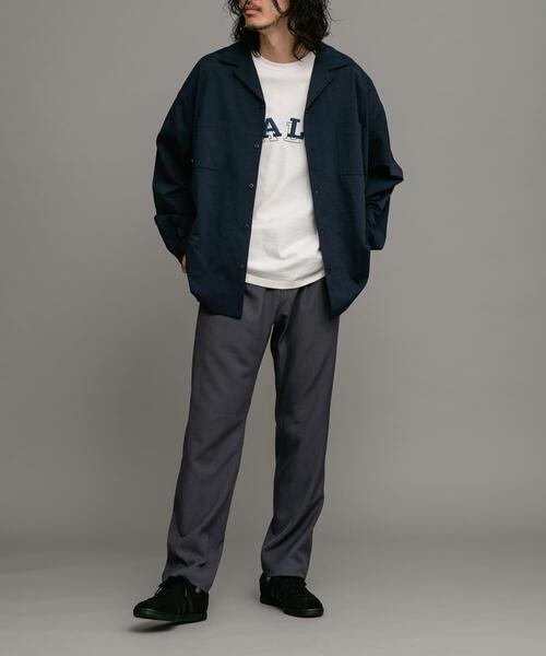 URBAN RESEARCH Sonny Label（アーバンリサーチサニーレーベル）の「イージーケア+速乾オープンカラーシャツ（シャツ/ブラウス・メンズ・ベージュ系その他/ライトカーキ/ネイビー/グリーン系その他・MEDIUM/LARGE）」の11枚目の写真