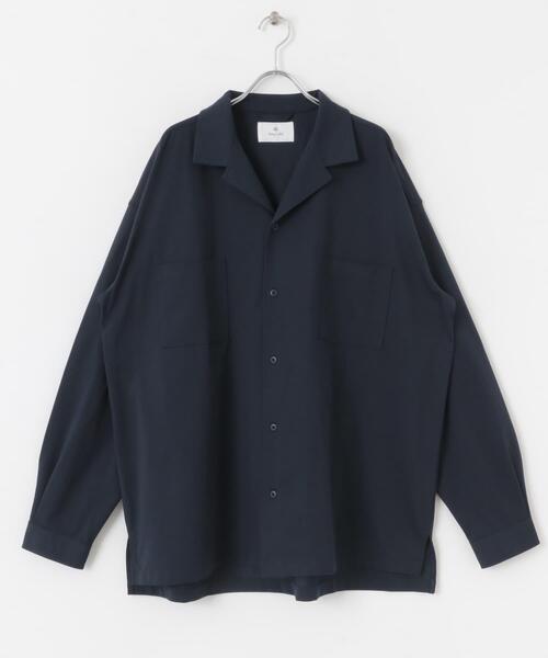 URBAN RESEARCH Sonny Label（アーバンリサーチサニーレーベル）の「イージーケア+速乾オープンカラーシャツ（シャツ/ブラウス・メンズ・ベージュ系その他/ライトカーキ/ネイビー/グリーン系その他・MEDIUM/LARGE）」の15枚目の写真