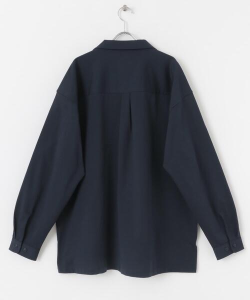 URBAN RESEARCH Sonny Label（アーバンリサーチサニーレーベル）の「イージーケア+速乾オープンカラーシャツ（シャツ/ブラウス・メンズ・ベージュ系その他/ライトカーキ/ネイビー/グリーン系その他・MEDIUM/LARGE）」の16枚目の写真