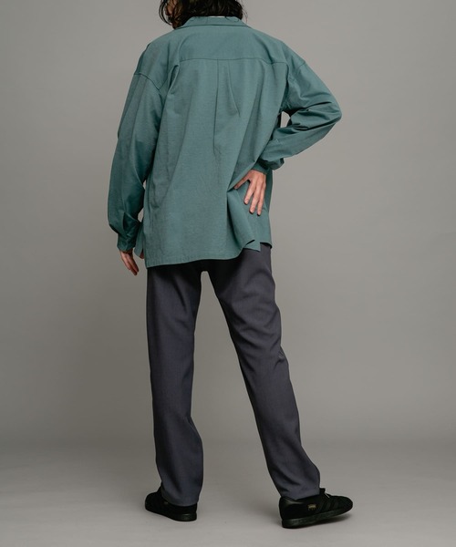 URBAN RESEARCH Sonny Label（アーバンリサーチサニーレーベル）の「イージーケア+速乾オープンカラーシャツ（シャツ/ブラウス・メンズ・ベージュ系その他/ライトカーキ/ネイビー/グリーン系その他・MEDIUM/LARGE）」の19枚目の写真