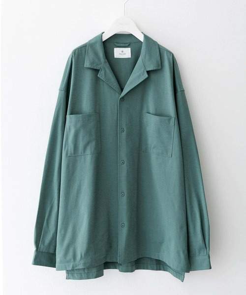 URBAN RESEARCH Sonny Label（アーバンリサーチサニーレーベル）の「イージーケア+速乾オープンカラーシャツ（シャツ/ブラウス・メンズ・ベージュ系その他/ライトカーキ/ネイビー/グリーン系その他・MEDIUM/LARGE）」の20枚目の写真