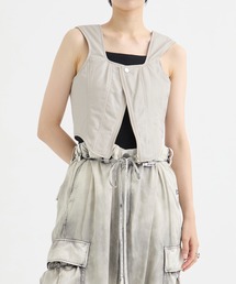 JOHN LAWRENCE SULLIVAN（ジョンローレンスサリバン）の「【JOHN LAWRENCE SULLIVAN/ジョンローレンスサリバン】TAFFETAS BUSTIER TOP（その他トップス）」