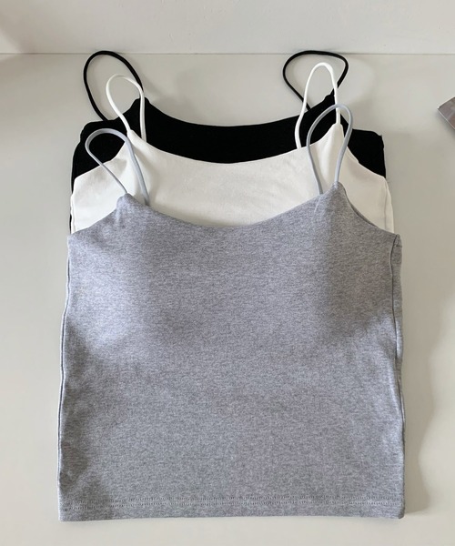 Dita Muaj.(ディータムアージュ)の「【背中の空いたお洋服に】バックレスカップ付きインナー(キャミソール・レディース・グレー/ブラック/ホワイト・FREE)」の6枚目の写真