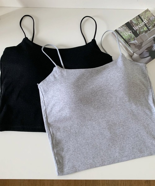 Dita Muaj.(ディータムアージュ)の「【背中の空いたお洋服に】バックレスカップ付きインナー(キャミソール・レディース・グレー/ブラック/ホワイト・FREE)」の8枚目の写真