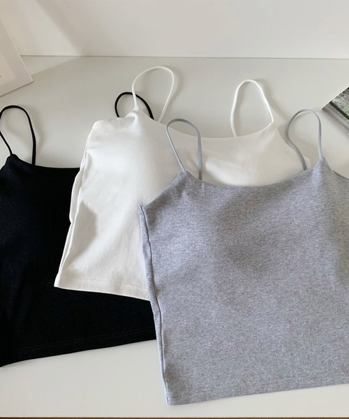 Dita Muaj.(ディータムアージュ)の「【背中の空いたお洋服に】バックレスカップ付きインナー(キャミソール・レディース・グレー/ブラック/ホワイト・FREE)」の9枚目の写真