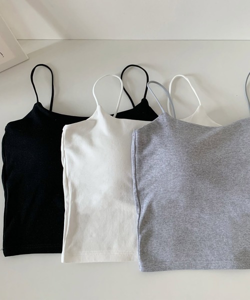 Dita Muaj.(ディータムアージュ)の「【背中の空いたお洋服に】バックレスカップ付きインナー(キャミソール・レディース・グレー/ブラック/ホワイト・FREE)」の10枚目の写真