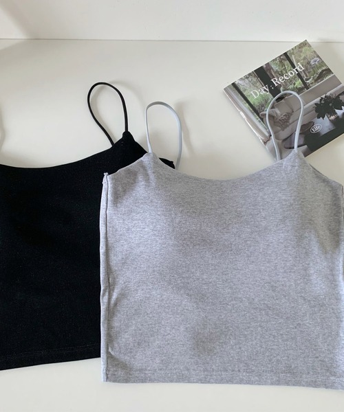 Dita Muaj.(ディータムアージュ)の「【背中の空いたお洋服に】バックレスカップ付きインナー(キャミソール・レディース・グレー/ブラック/ホワイト・FREE)」の12枚目の写真
