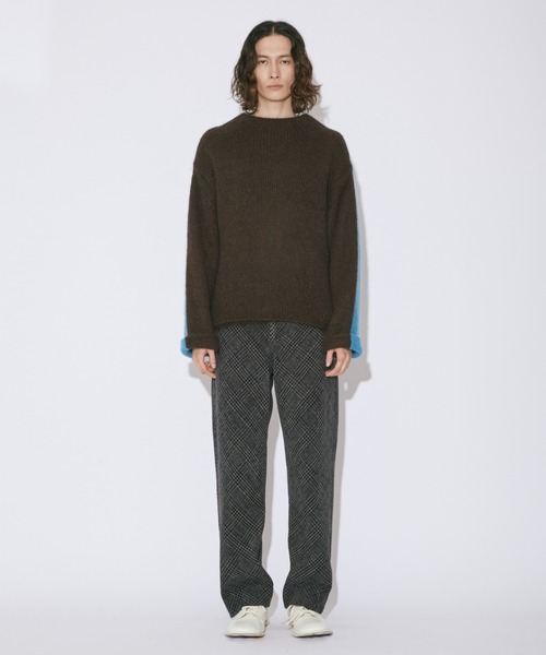 beautiful people（ビューティフルピープル）の「wooledmohair knitted highneck pullover（ニット/セーター・レディース・アイボリー/ダークブラウン・34/38/42）」の15枚目の写真