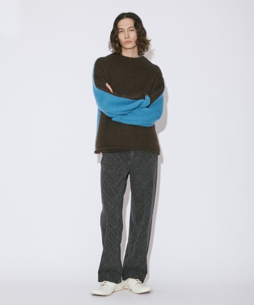 beautiful people（ビューティフルピープル）の「wooledmohair knitted highneck pullover（ニット/セーター・レディース・アイボリー/ダークブラウン・34/38/42）」の18枚目の写真