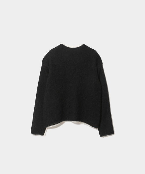 beautiful people（ビューティフルピープル）の「wooledmohair knitted highneck pullover（ニット/セーター・レディース・アイボリー/ダークブラウン・34/38/42）」の20枚目の写真
