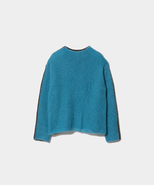 beautiful people（ビューティフルピープル）の「wooledmohair knitted highneck pullover（ニット/セーター・レディース・アイボリー/ダークブラウン・34/38/42）」の21枚目の写真