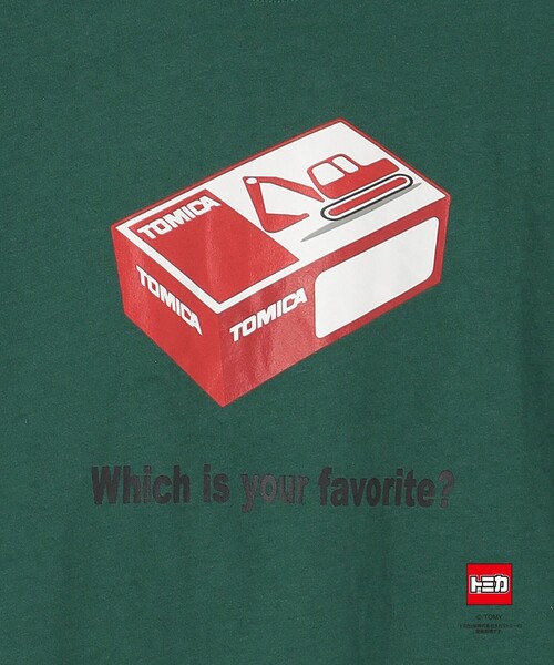green label relaxing（グリーンレーベルリラクシング）の「【別注】＜TOMICA＞EX Tシャツ / キッズ  100cm-120cm（Tシャツ/カットソー・キッズ・コバルトブルー/オレンジ/ダークグリーン・110cm/100cm/120cm）」の17枚目の写真