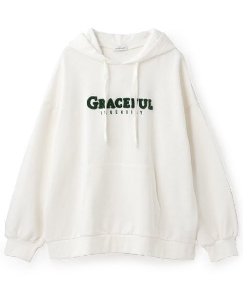 LOVETOXIC（ラブトキシック）の「【GOODPRICE】サガラロゴプルパーカ（パーカー・キッズ・ホワイト系その他/エンジ/エメラルド/ブラック/オフホワイト・S/M/L）」の22枚目の写真