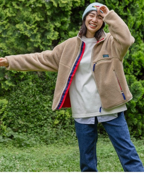 L.L.Bean(エルエルビーン)の「【JAPAN EDITION】トップシャム・ボア・フリース・ジャケット(その他アウター・レディース・グレー系/ブラック/ブラウン/タン・MEDIUM)」の14枚目の写真