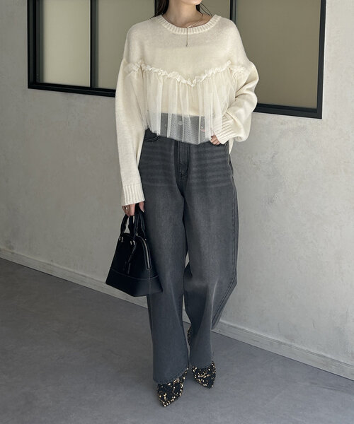 Thevon（ゼボン）の「クロスベルトスパンコールパンプス（パンプス・レディース・ブラック/ゴールド・M/L）」の13枚目の写真