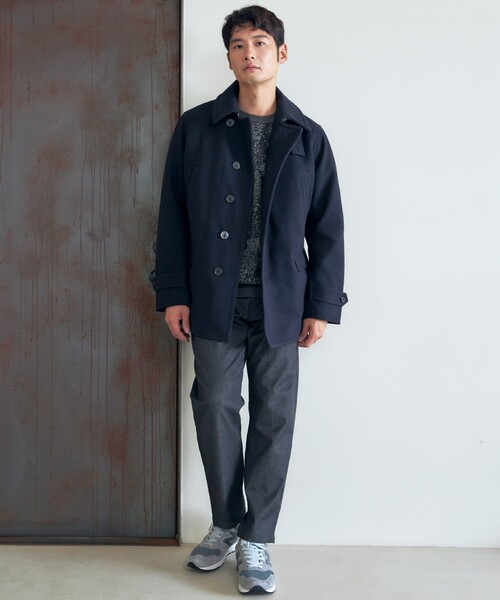 THE SHOP TK （ザ ショップ ティーケー ）の「◆ウーリックシングルPコート（ピーコート・メンズ・ネイビー/ブラック・04/03/02）」の5枚目の写真